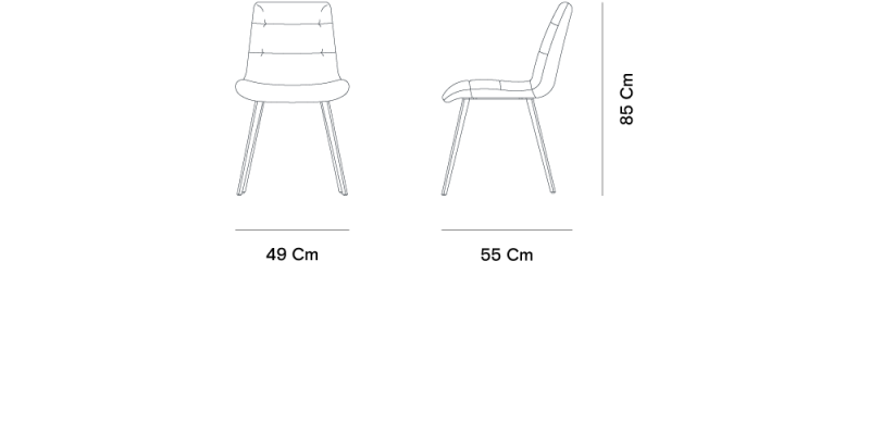 canale dining chair
