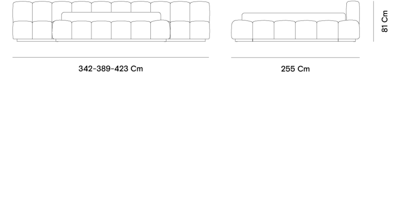 Duino bed 2 tiers wide