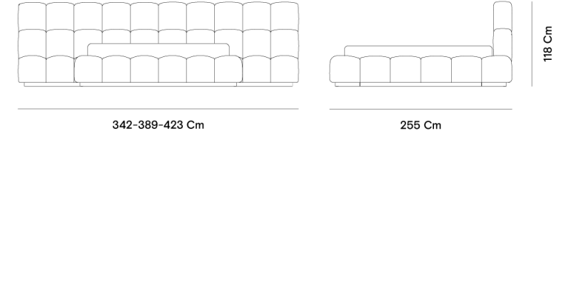 Duino bed 3 tiers wide